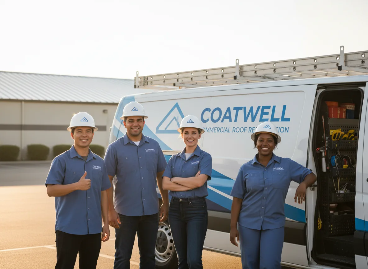 Commercial roof coating company in Bowlegs, OK